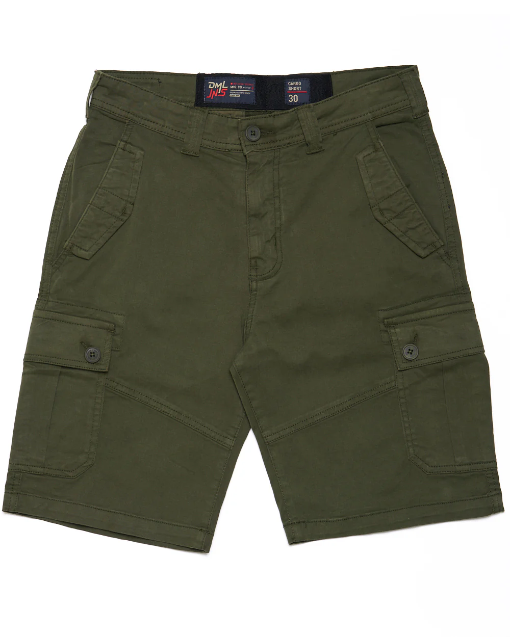80s Casual Classics Benson Cargo Shorts Olive Green
