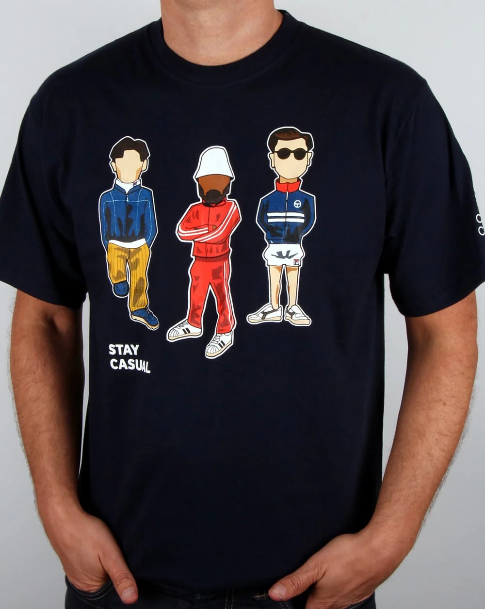 80s Casual Classics Minty Stay Casual T-shirt Navy