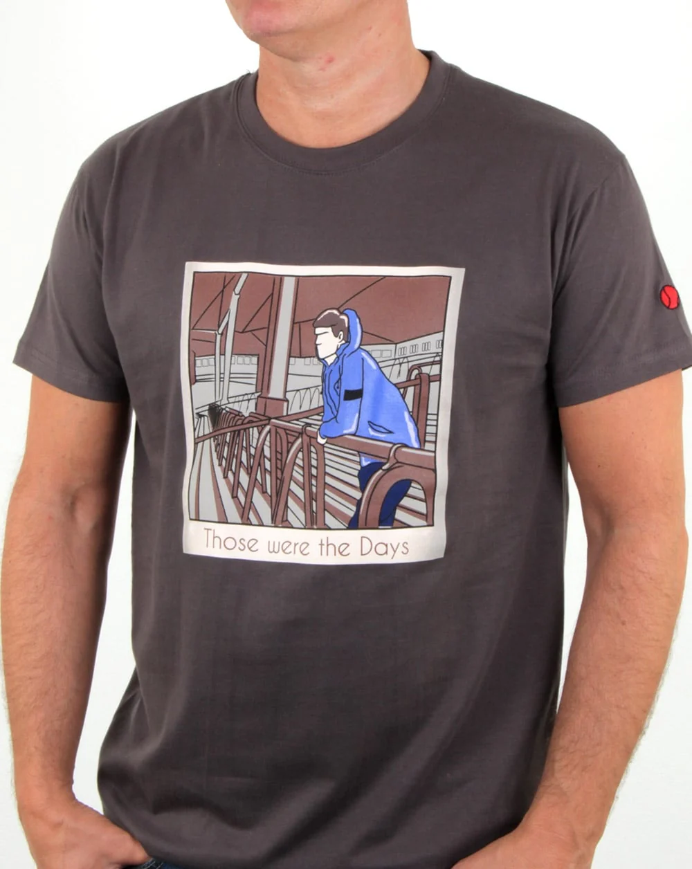 80s Casuals Those Were The Days T Shirt Charcoal