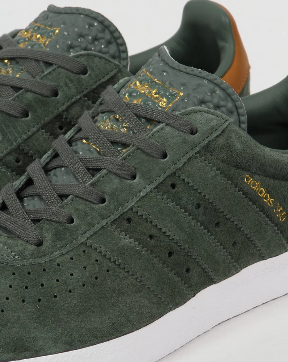 Adidas 350 Trainers DK Olive - Image 4