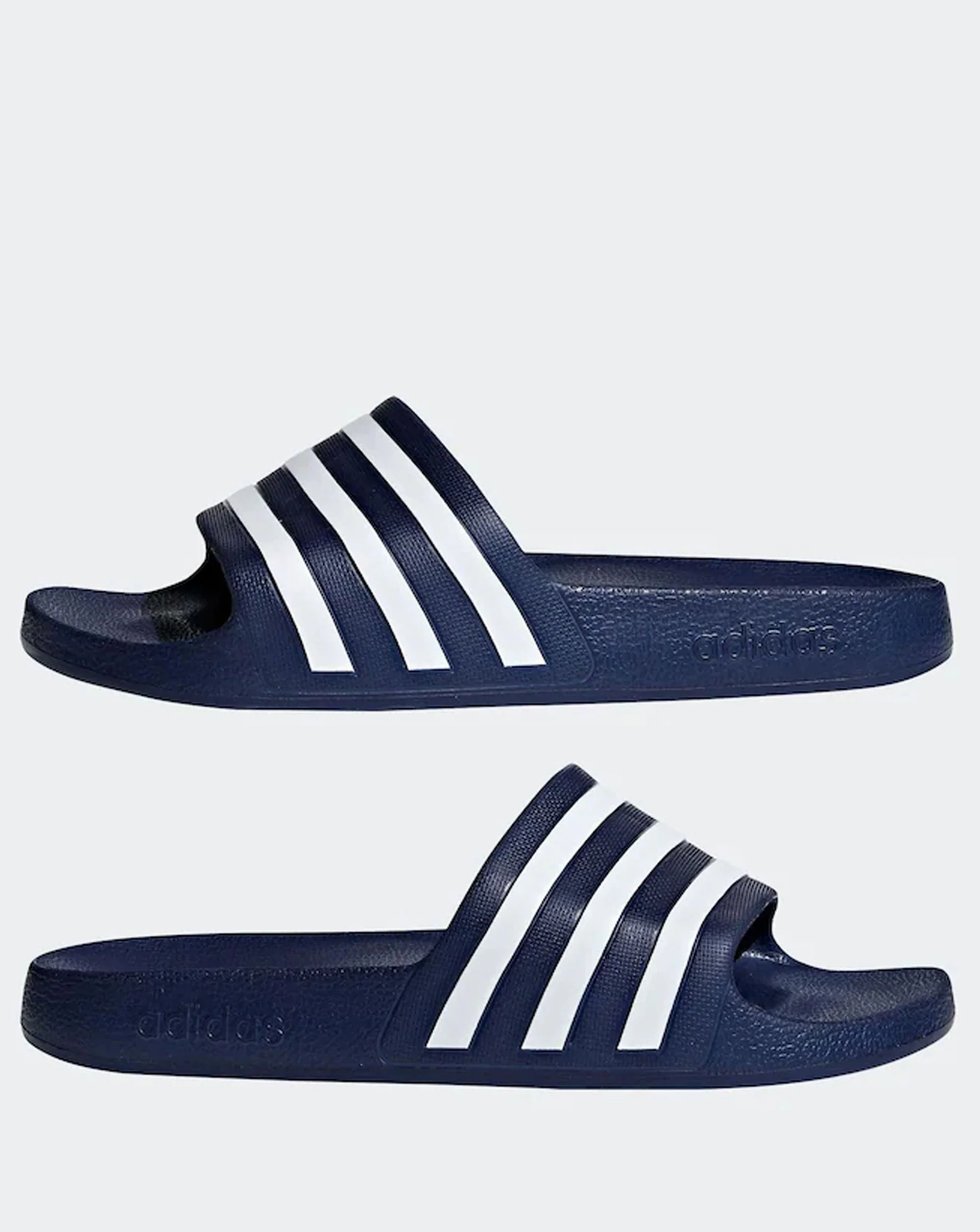 Adidas Adilette Aqua Slides Navy/White - Image 2