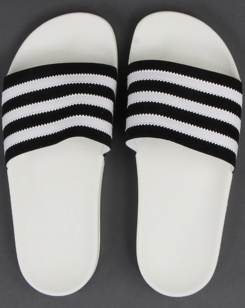 Adidas Adilette Slides Black/White - Image 3