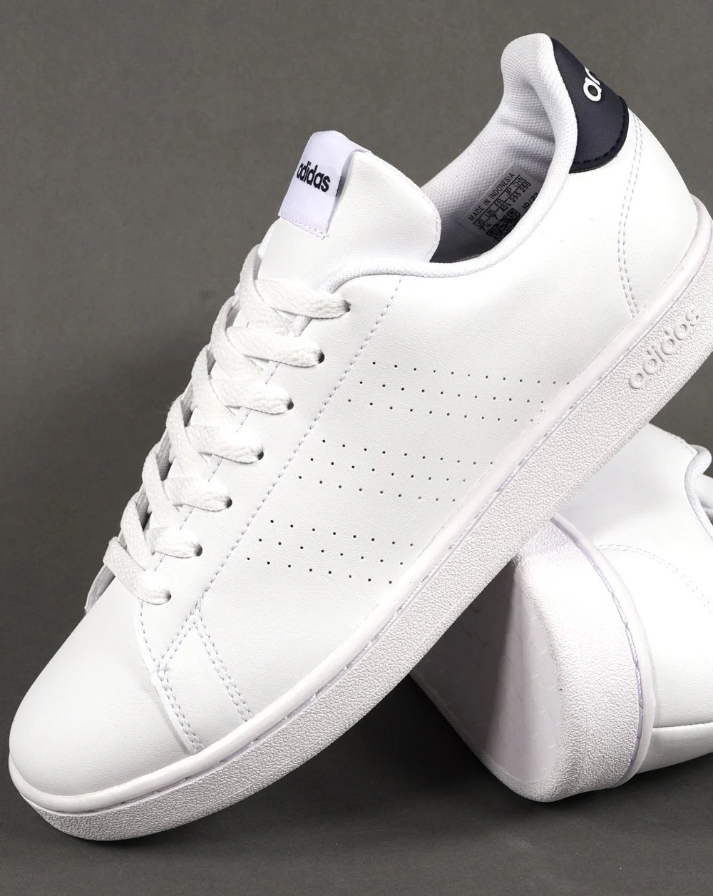 Adidas Advantage Trainers White/Navy