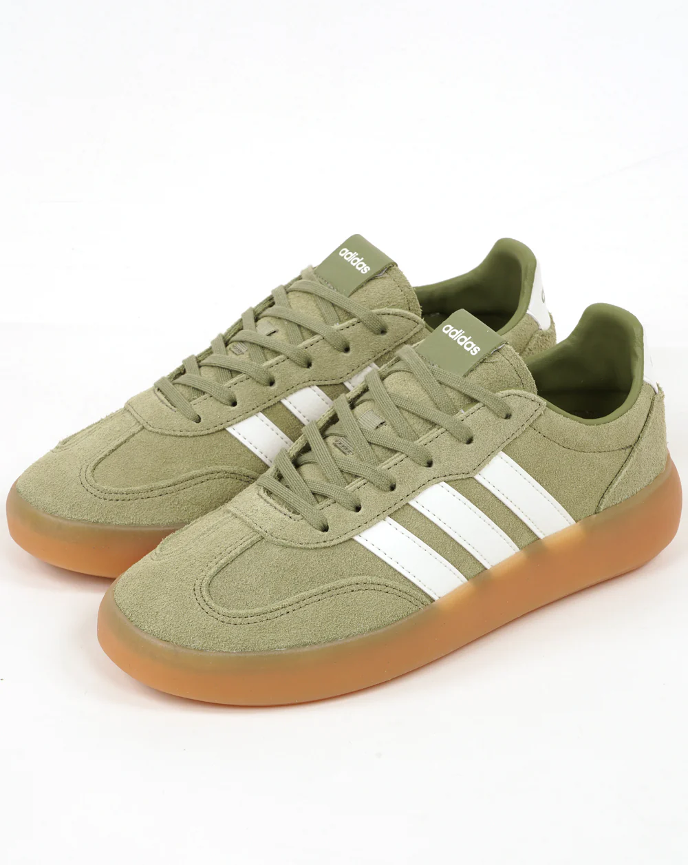 Adidas Barreda Decode Lux Trainers Washed Green/Off White/Gum - Image 2