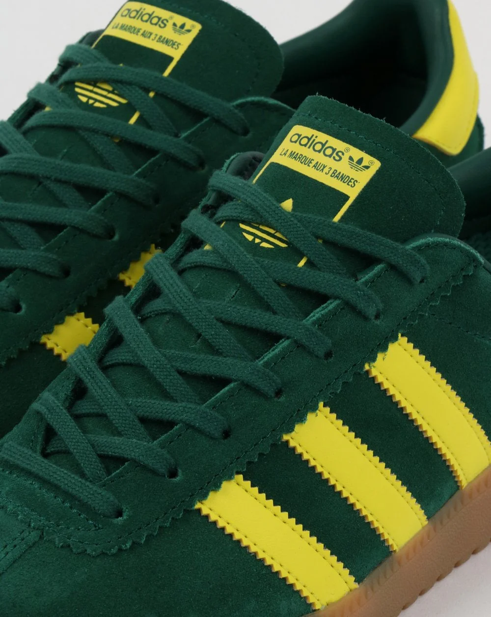 Adidas Bermuda Trainers Green/Yellow - Image 2
