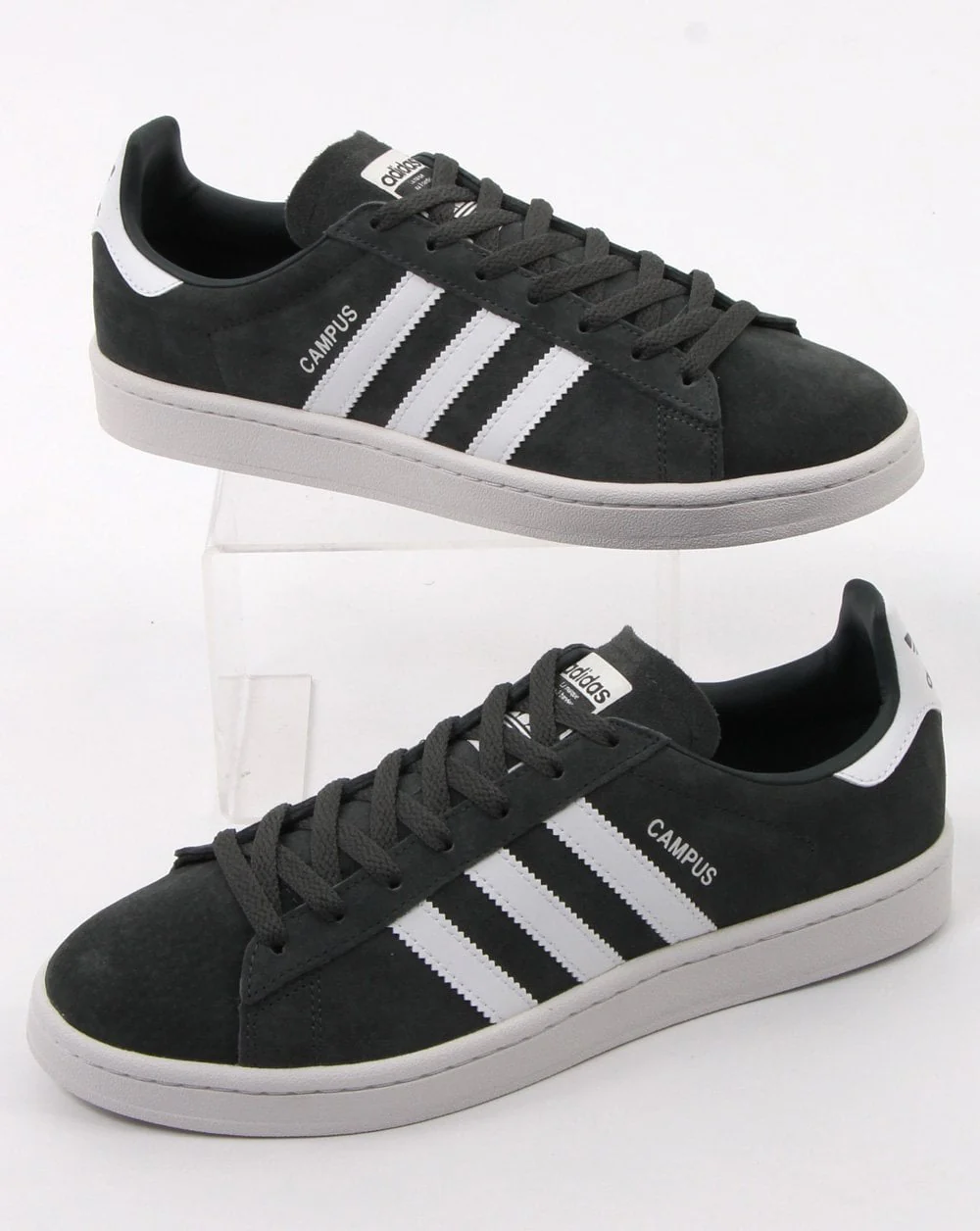 Adidas Campus Trainers Charcoal Grey /white