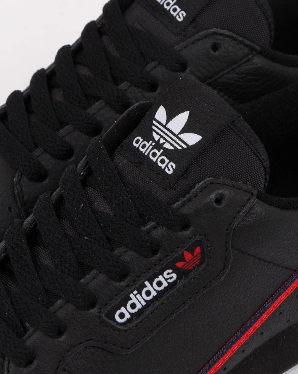 Adidas Continental 80 Trainers Black/scarlet/navy - Image 4