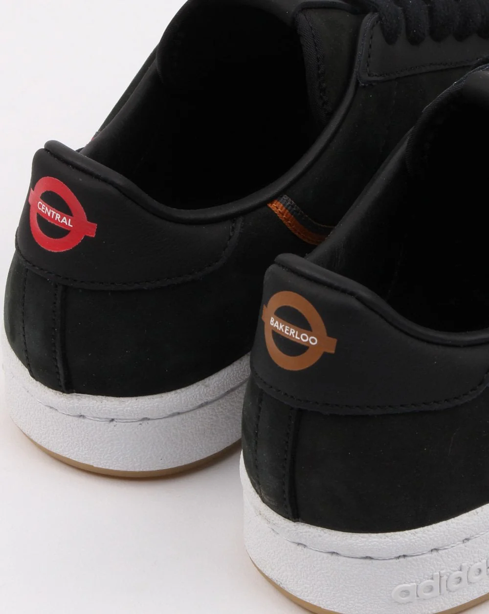 Adidas Continental 80 x TFL Trainers Black/red/brown - Image 4