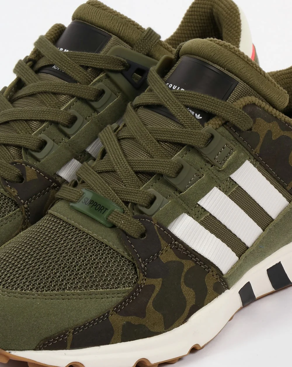 Adidas EQT Support RF Trainers Olive Cargo/White - Image 2