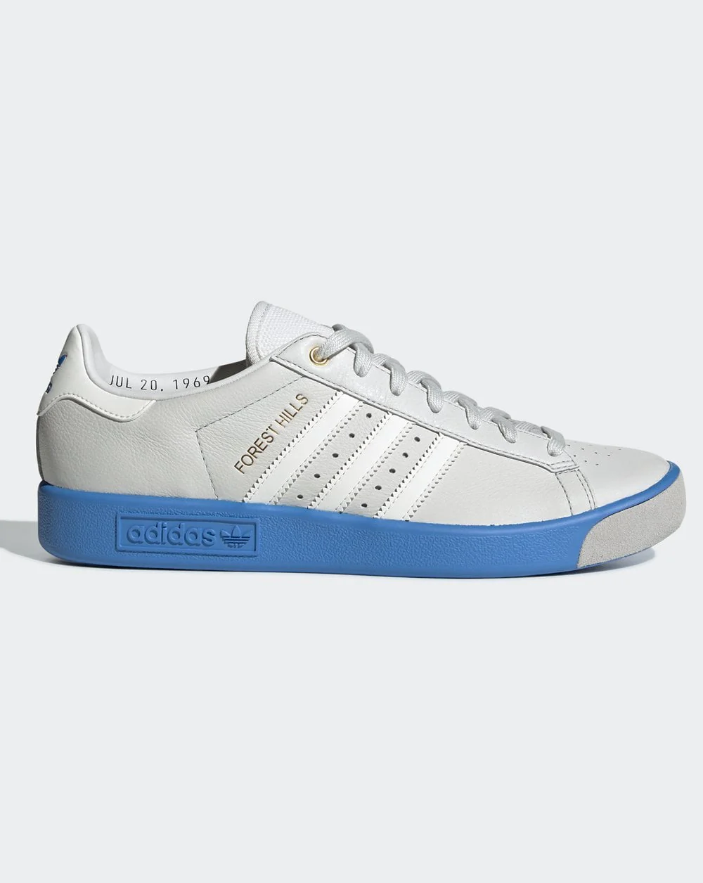 Adidas Forest Hills Trainers Crystal White/Real Blue - Image 5