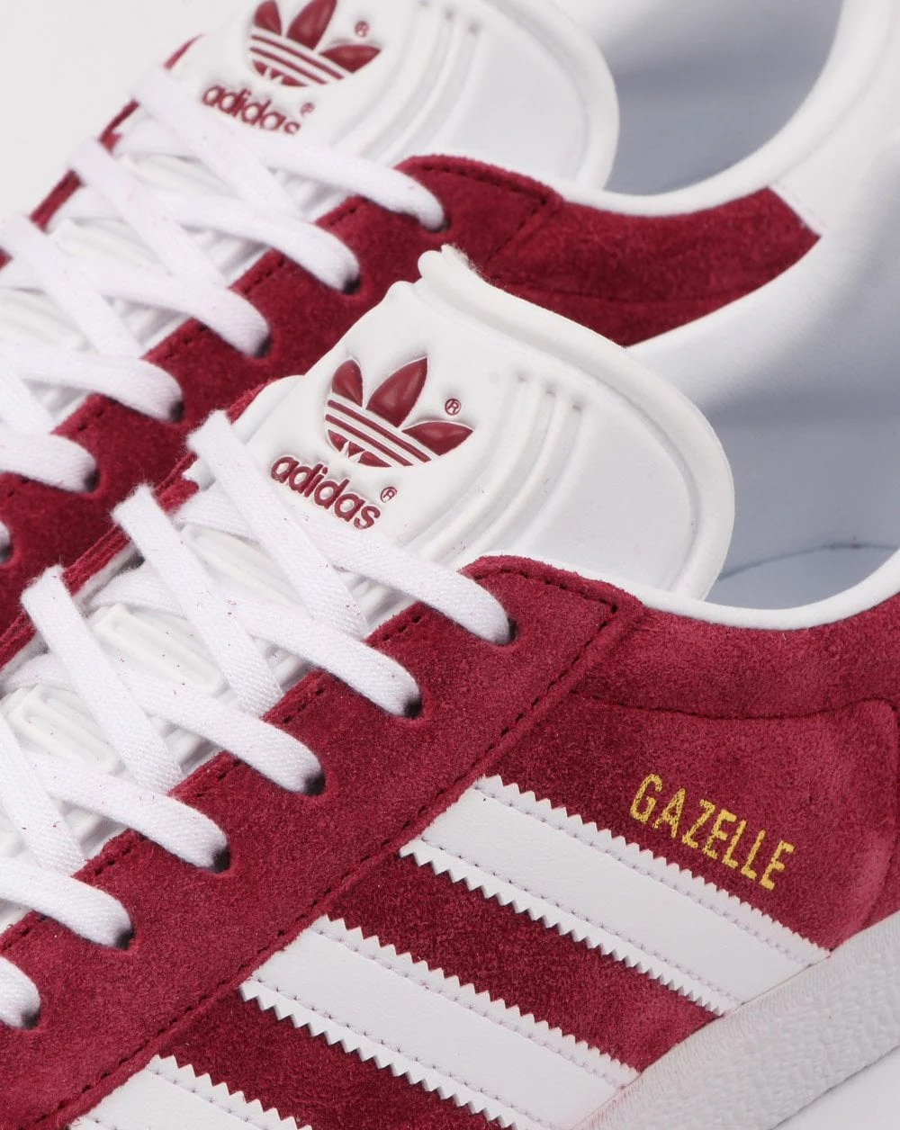 Adidas Gazelle Trainer Burgundy Red - Image 5