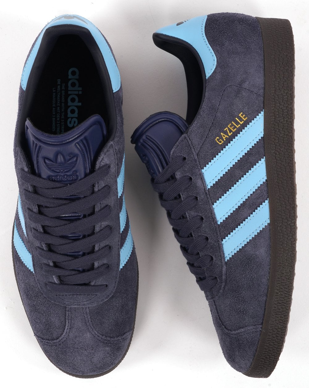Adidas Gazelle Trainer Shadow Navy / Sky - Image 4