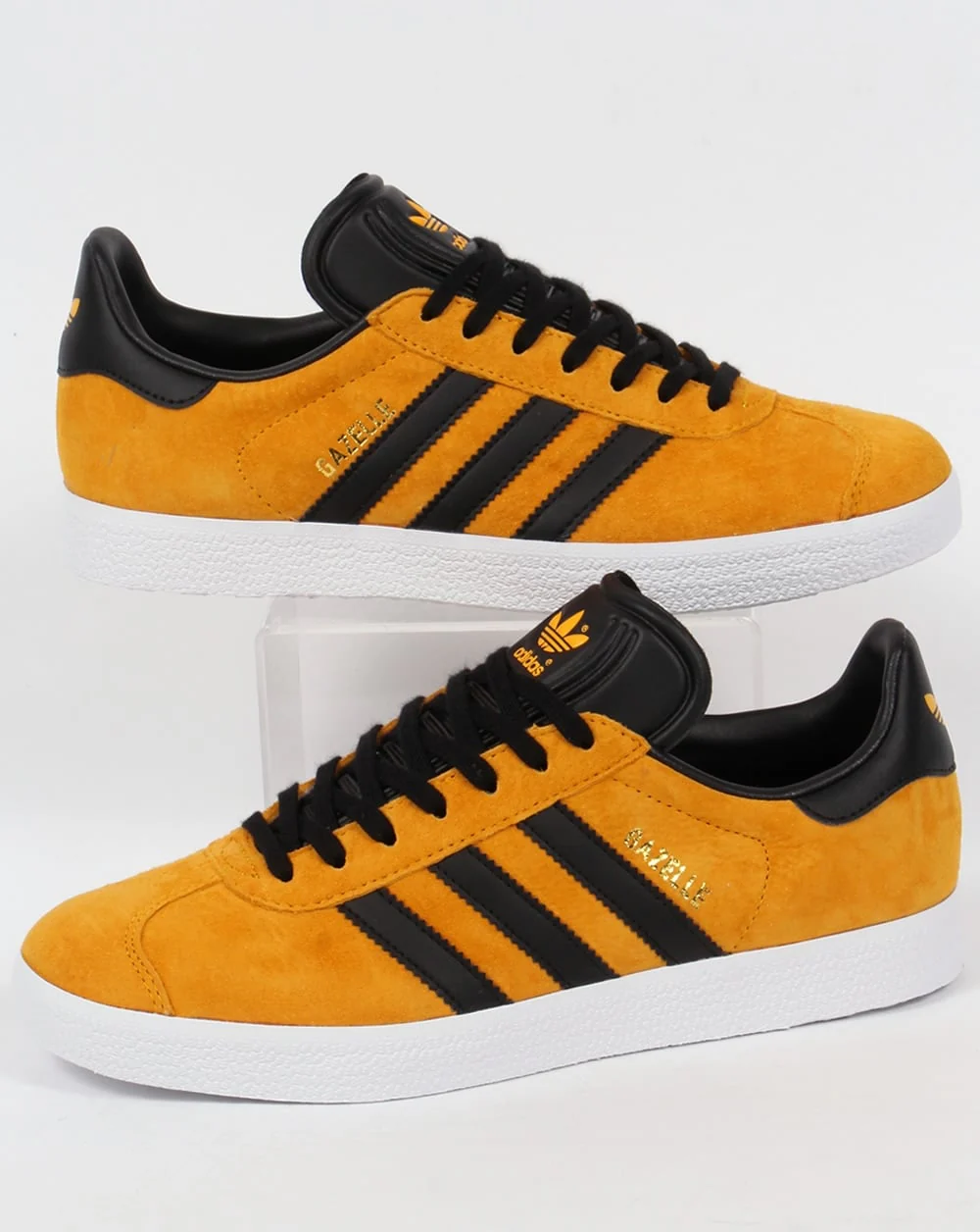 Adidas Gazelle Trainers Collegiate Gold/Black
