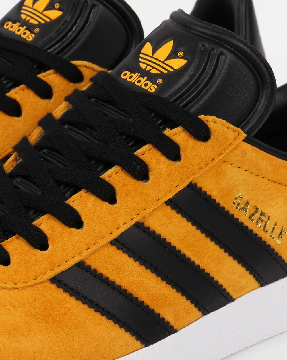 Adidas Gazelle Trainers Collegiate Gold/Black - Image 4