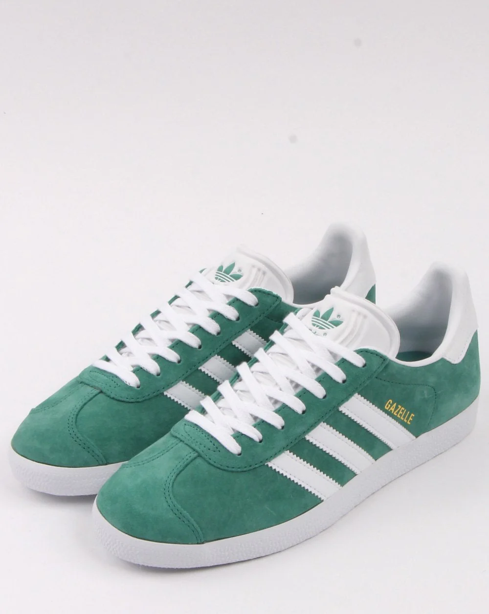 Adidas Gazelle Trainers Light Green/White - Image 3