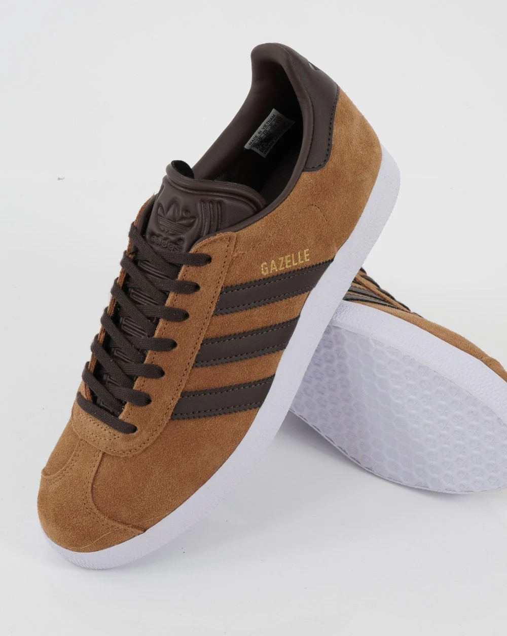 Adidas Gazelle Trainers Mesa Tan/Brown