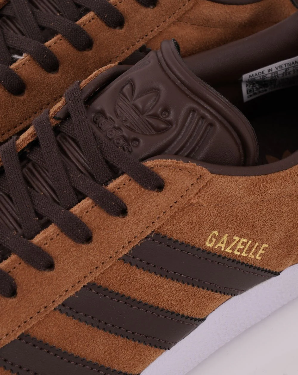 Adidas Gazelle Trainers Mesa Tan/Brown - Image 4