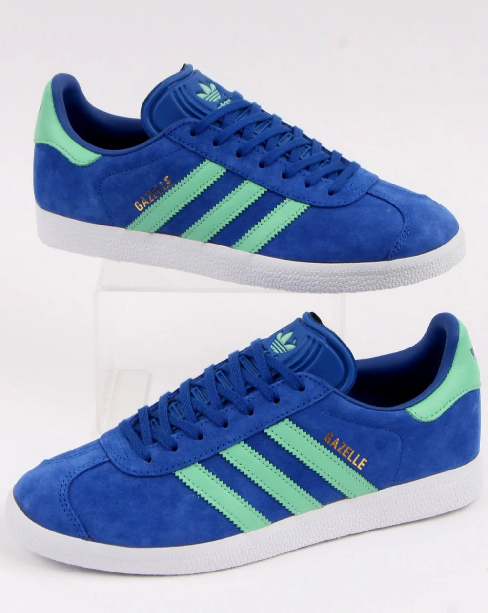 Adidas Gazelle Trainers Royal Blue/Green