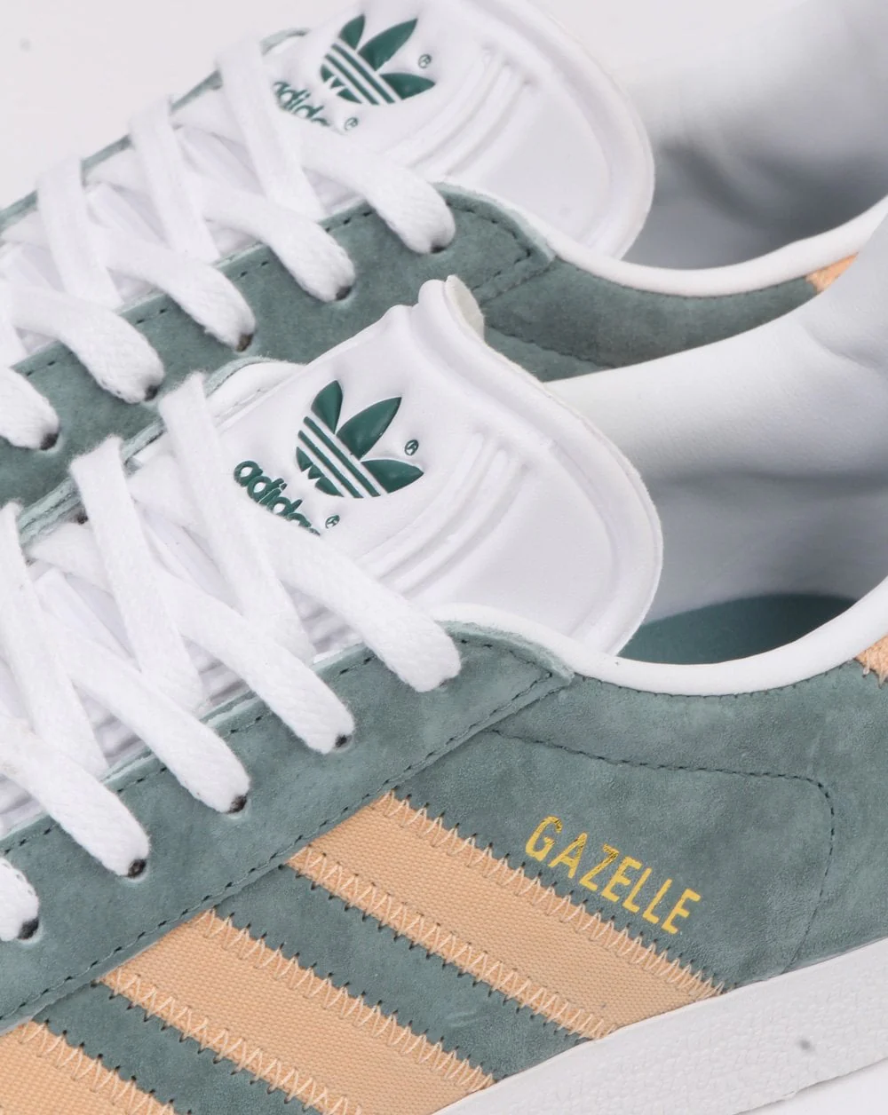 Adidas Gazelle Trainers Soft Green - Image 4