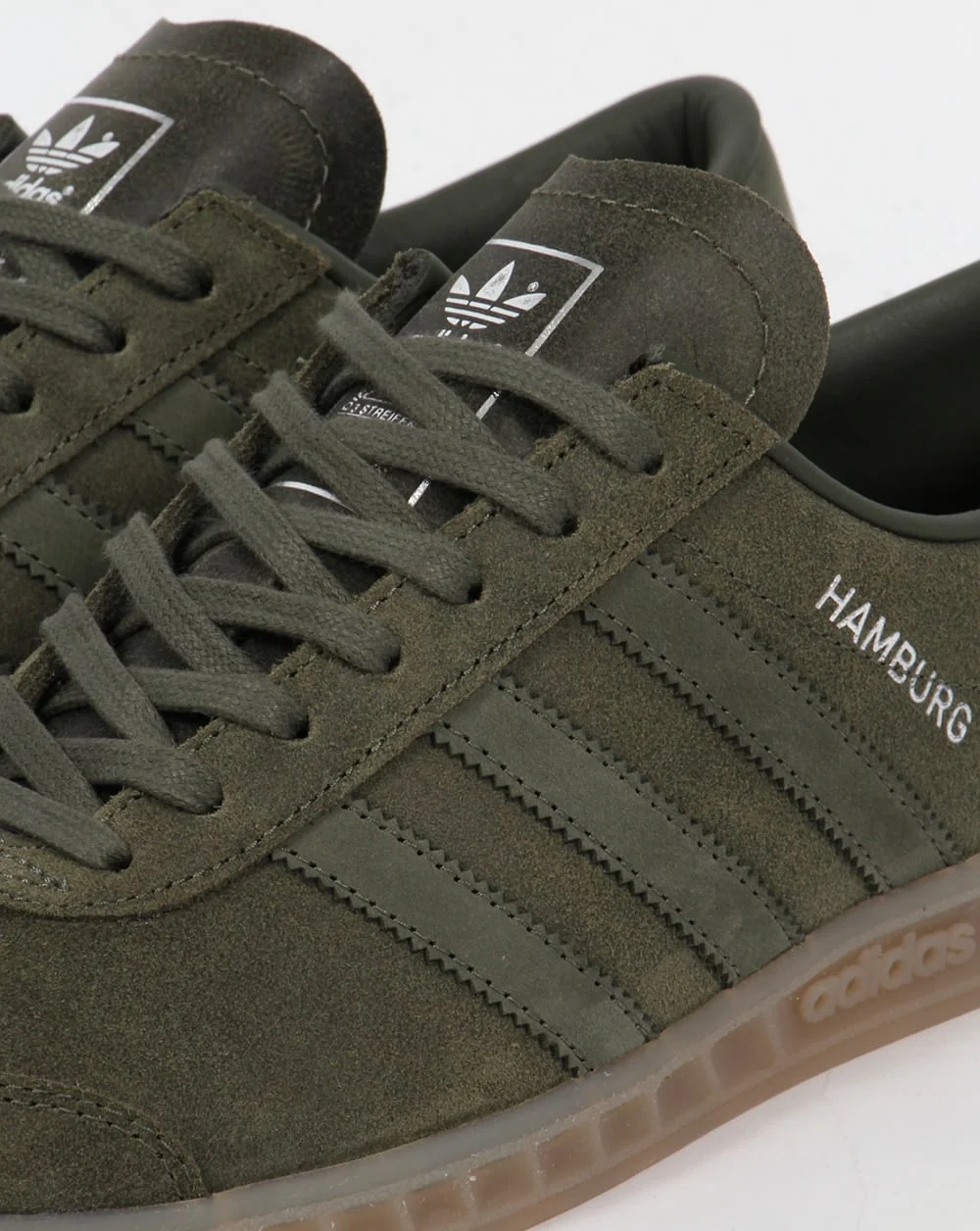 Adidas Hamburg Trainers Base Green - Image 3