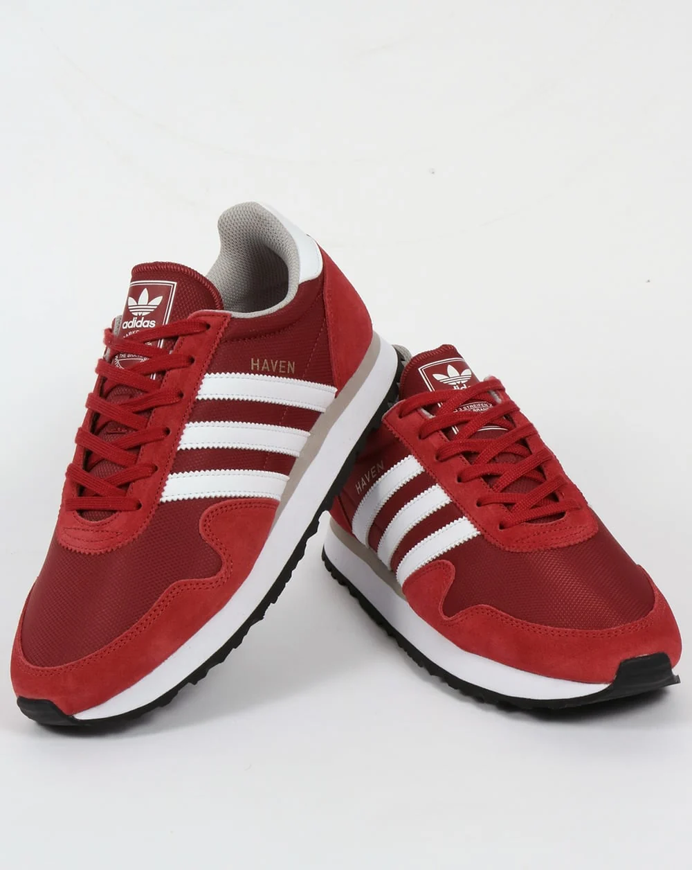 Adidas Haven Trainers Mystery Red/White - Image 3