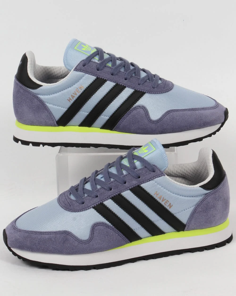Adidas Haven Trainers Soft Blue/Black