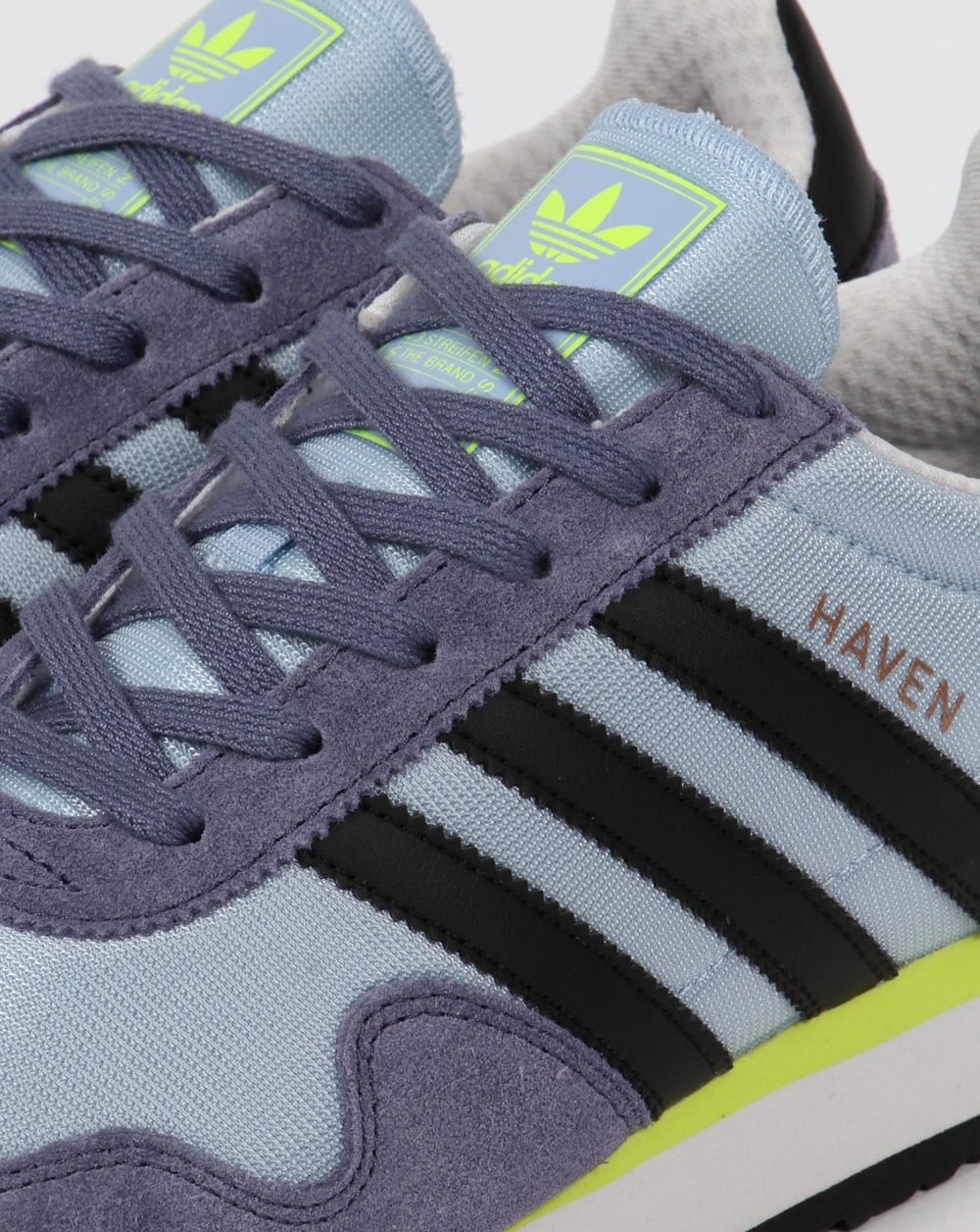 Adidas Haven Trainers Soft Blue/Black - Image 4