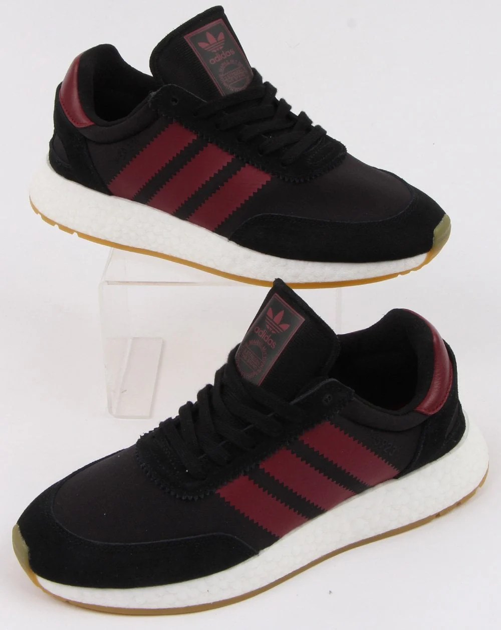 Adidas I-5923 Trainer Black/burgundy