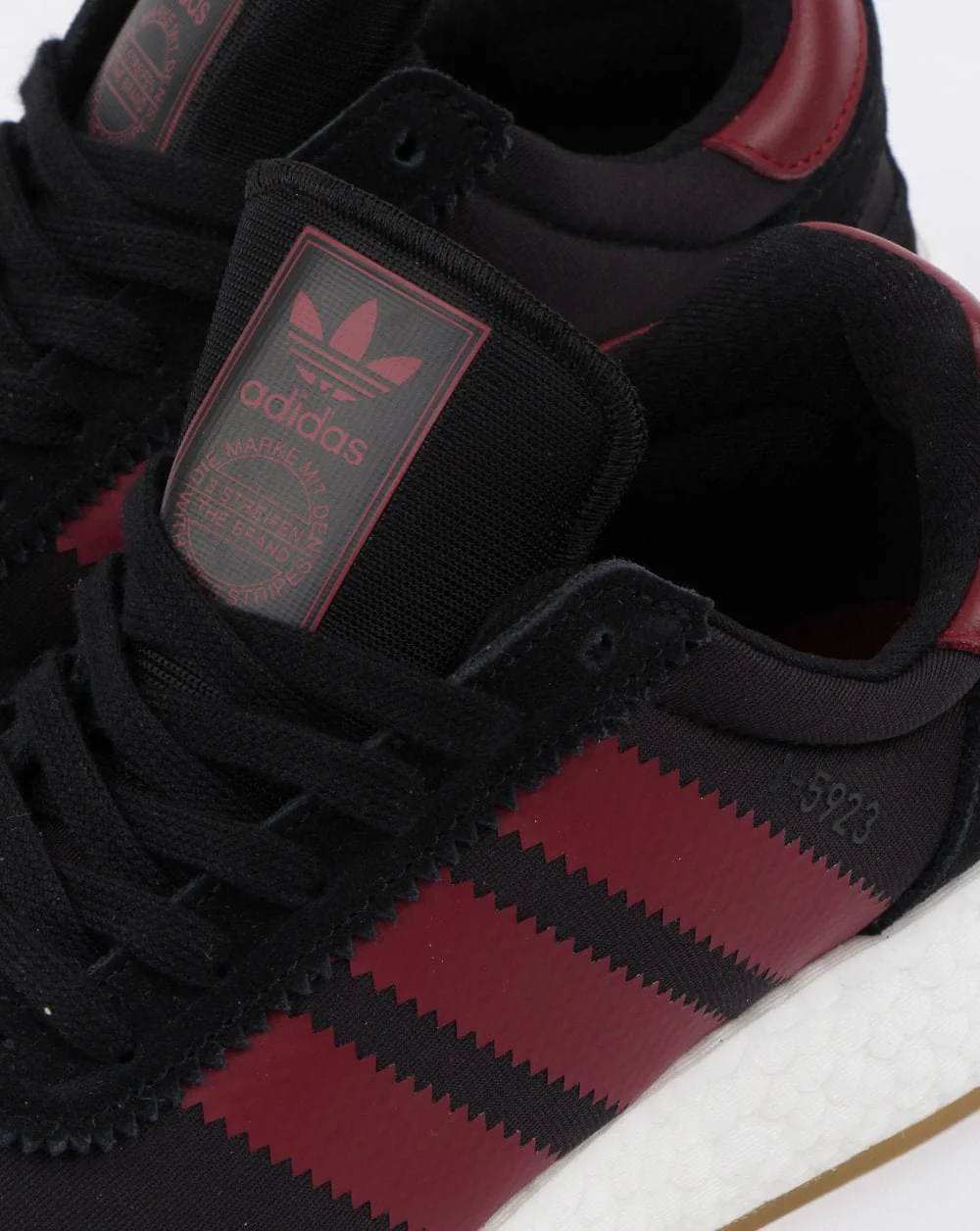 Adidas I-5923 Trainer Black/burgundy - Image 4