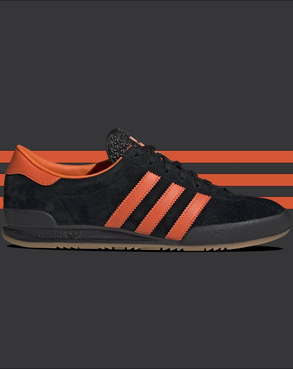 Adidas Jeans Mk II Trainers Black/Orange - Image 2