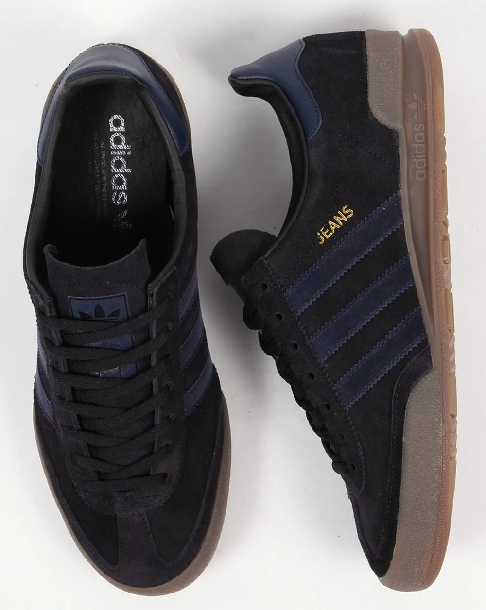 Adidas Jeans Trainers Black/Navy - Image 2