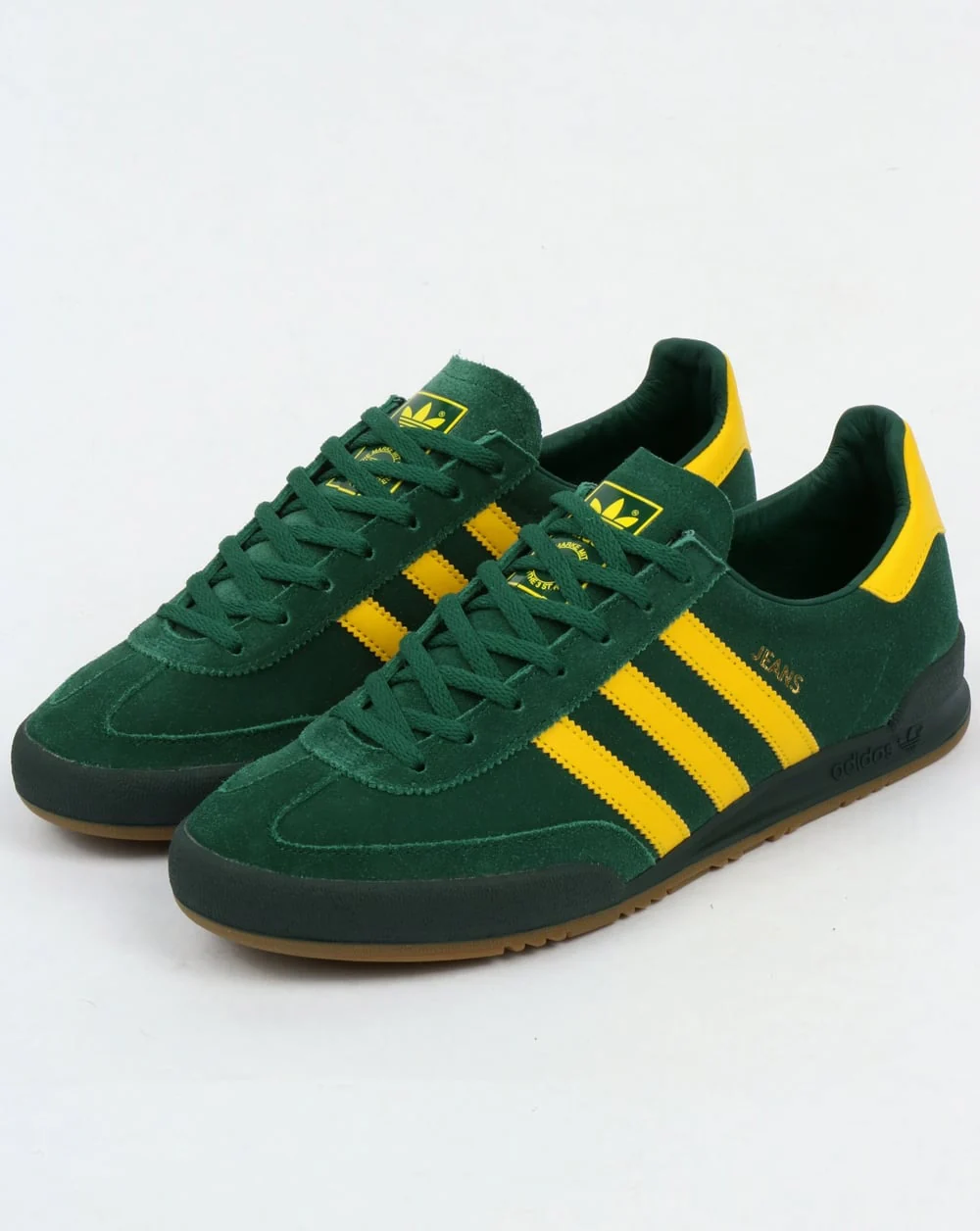 Adidas Jeans Trainers Mk2 Green/Yellow - Image 3