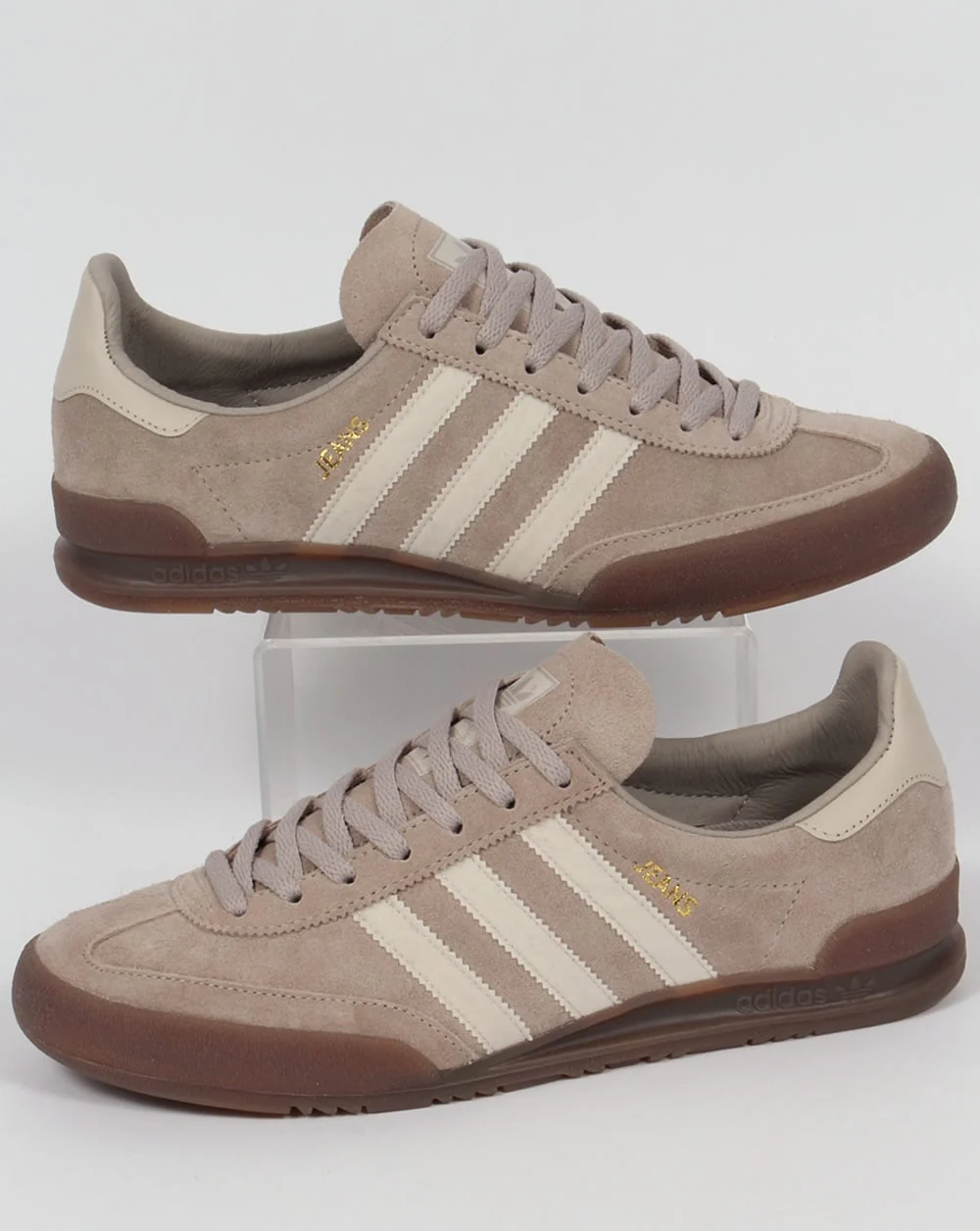 Adidas Jeans Trainers Stone Natural