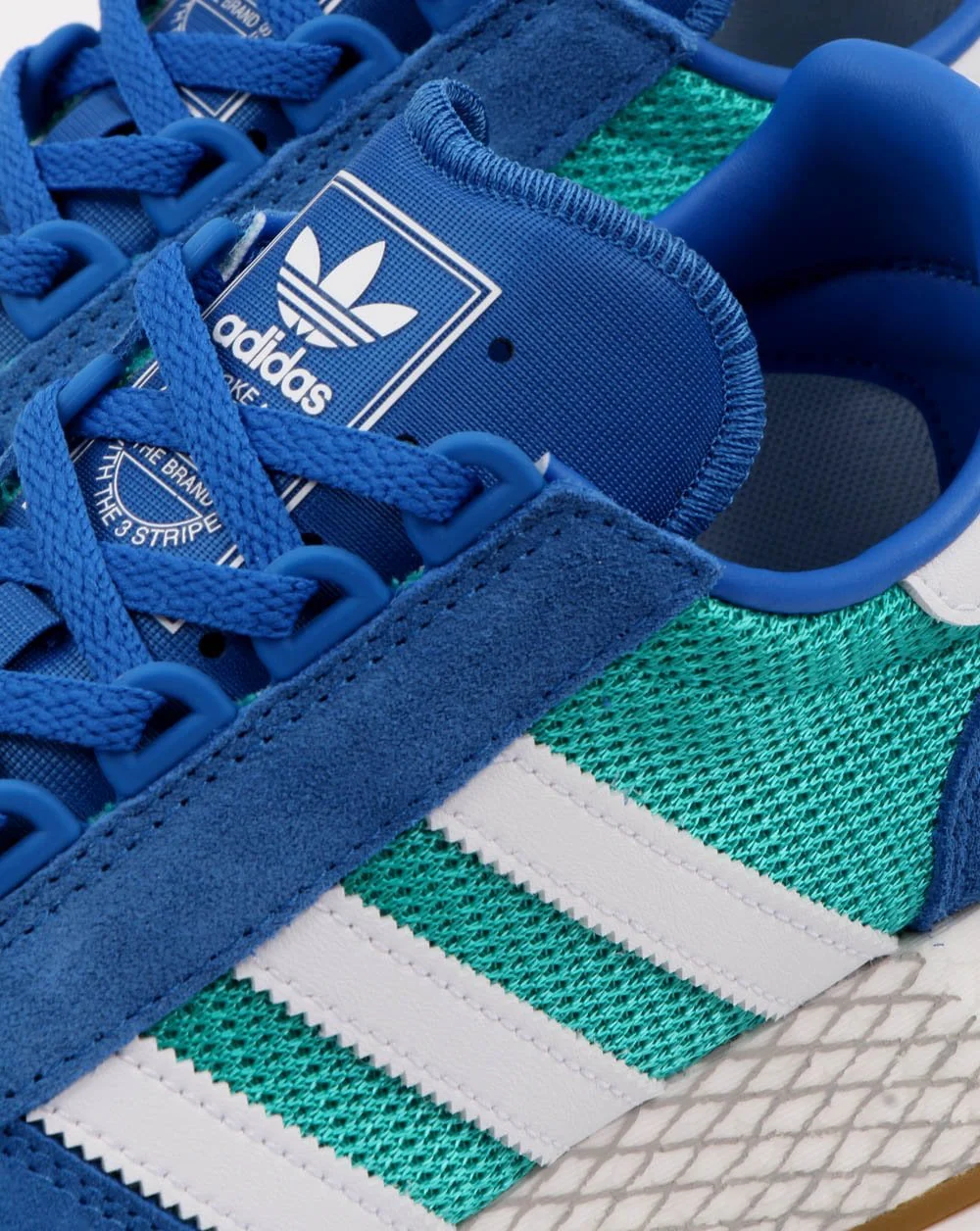 Adidas Marathon Tech Trainers Hi-res Aqua/White - Image 4