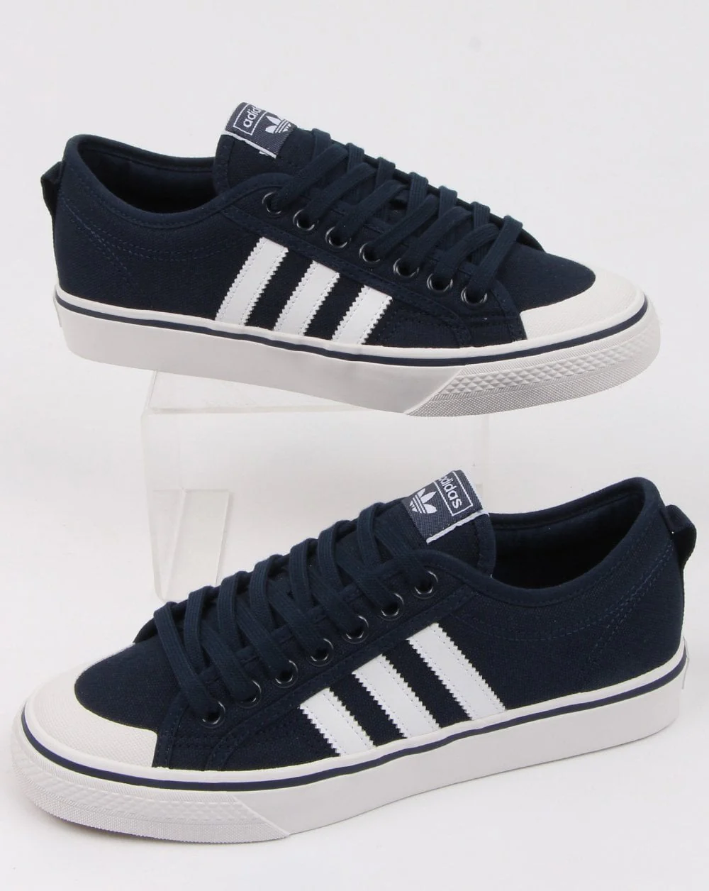 Adidas Nizza Trainers Navy/white