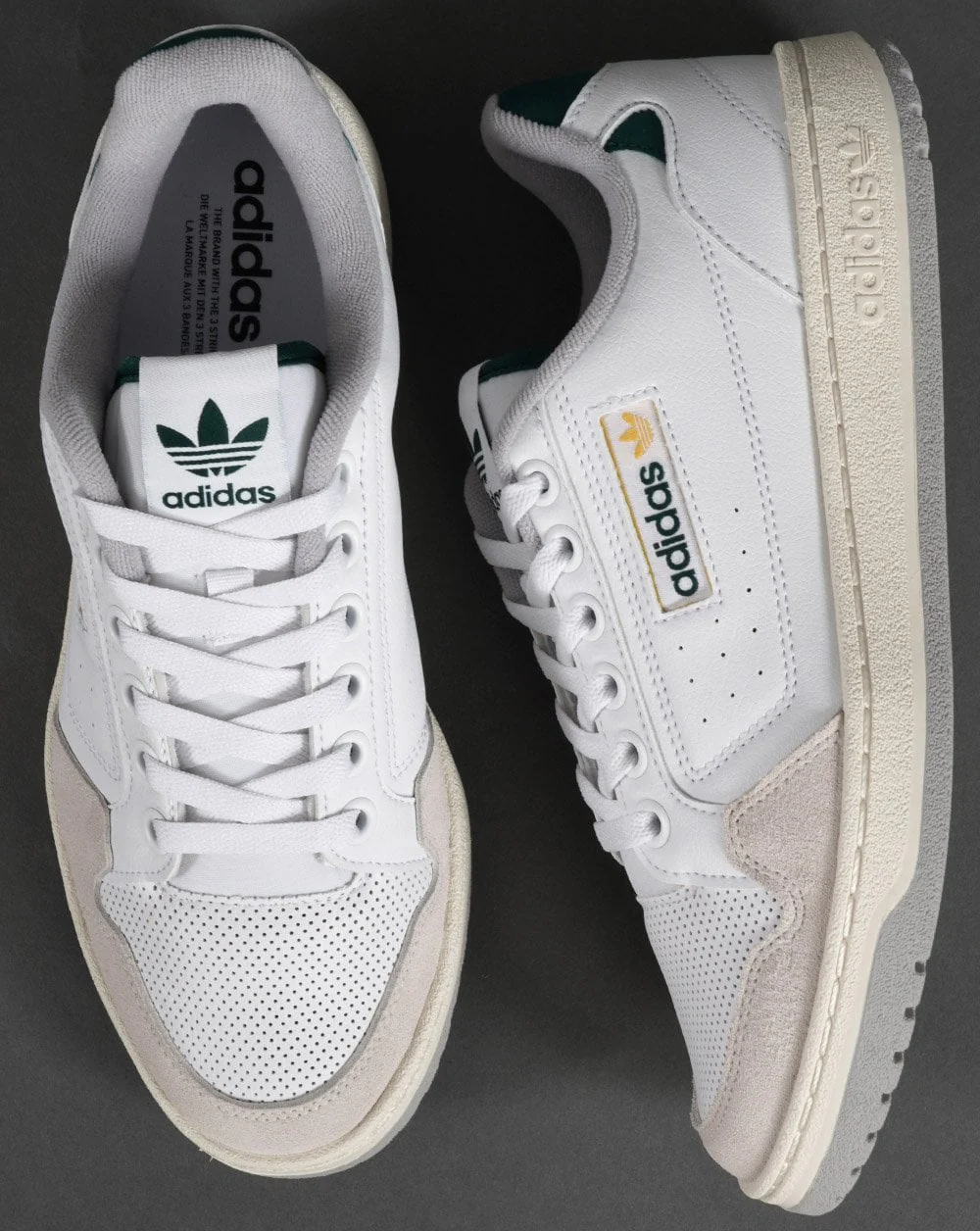 Adidas Ny 90 Trainers White/Green - Image 2