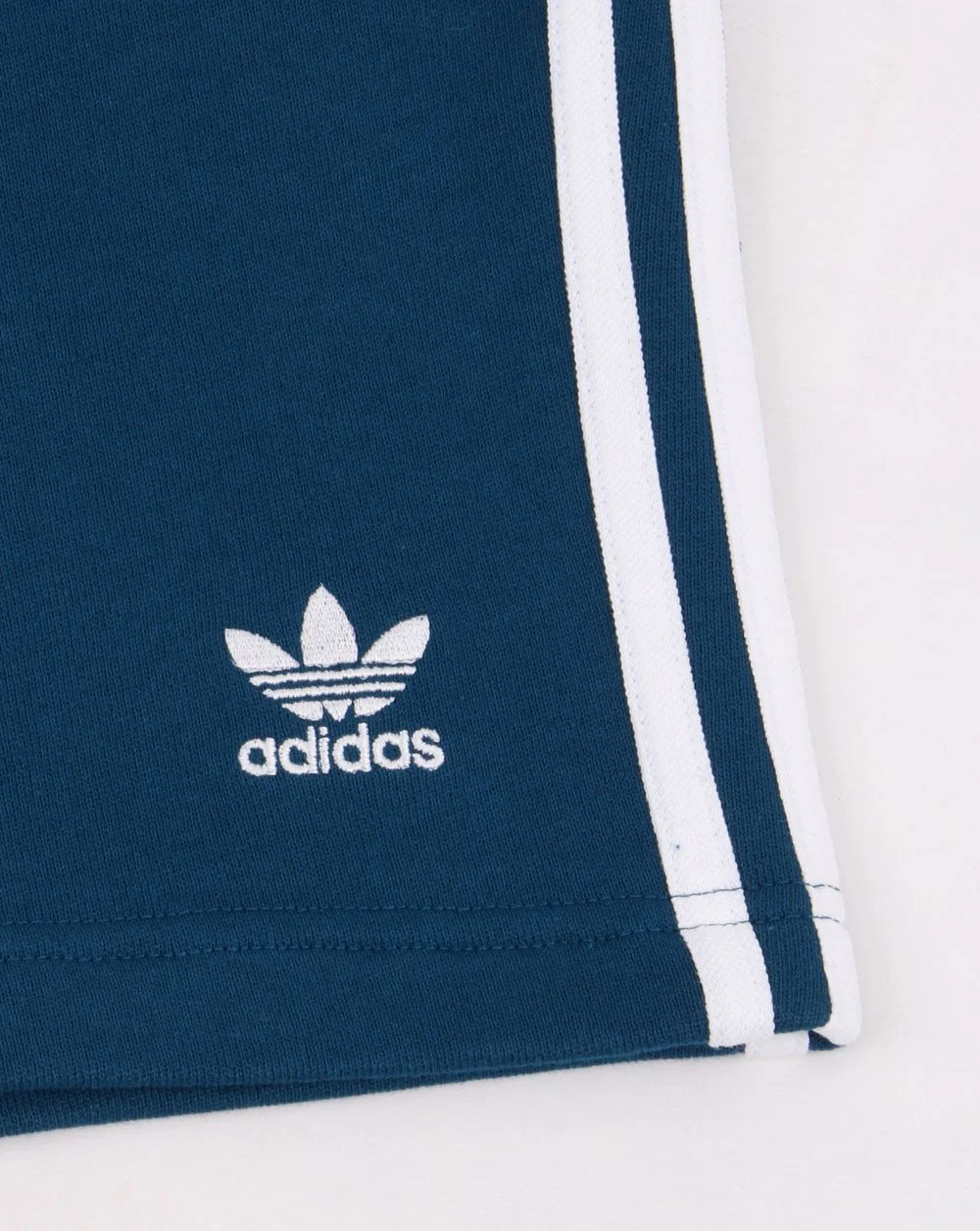 Adidas Originals 3 Stripe Shorts Deep Blue - Image 2