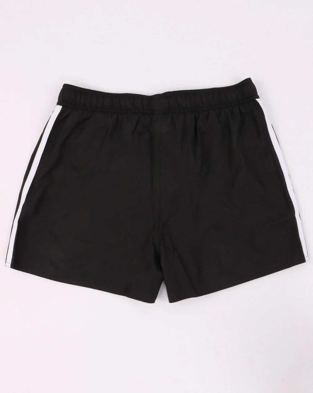Adidas Originals 3 Stripe Swim Shorts Black - Image 3