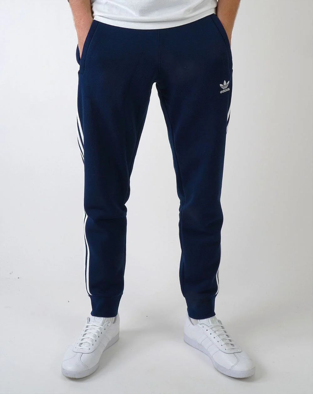 Adidas Originals 3 Stripes Jog Pants Night Indigo - Image 2