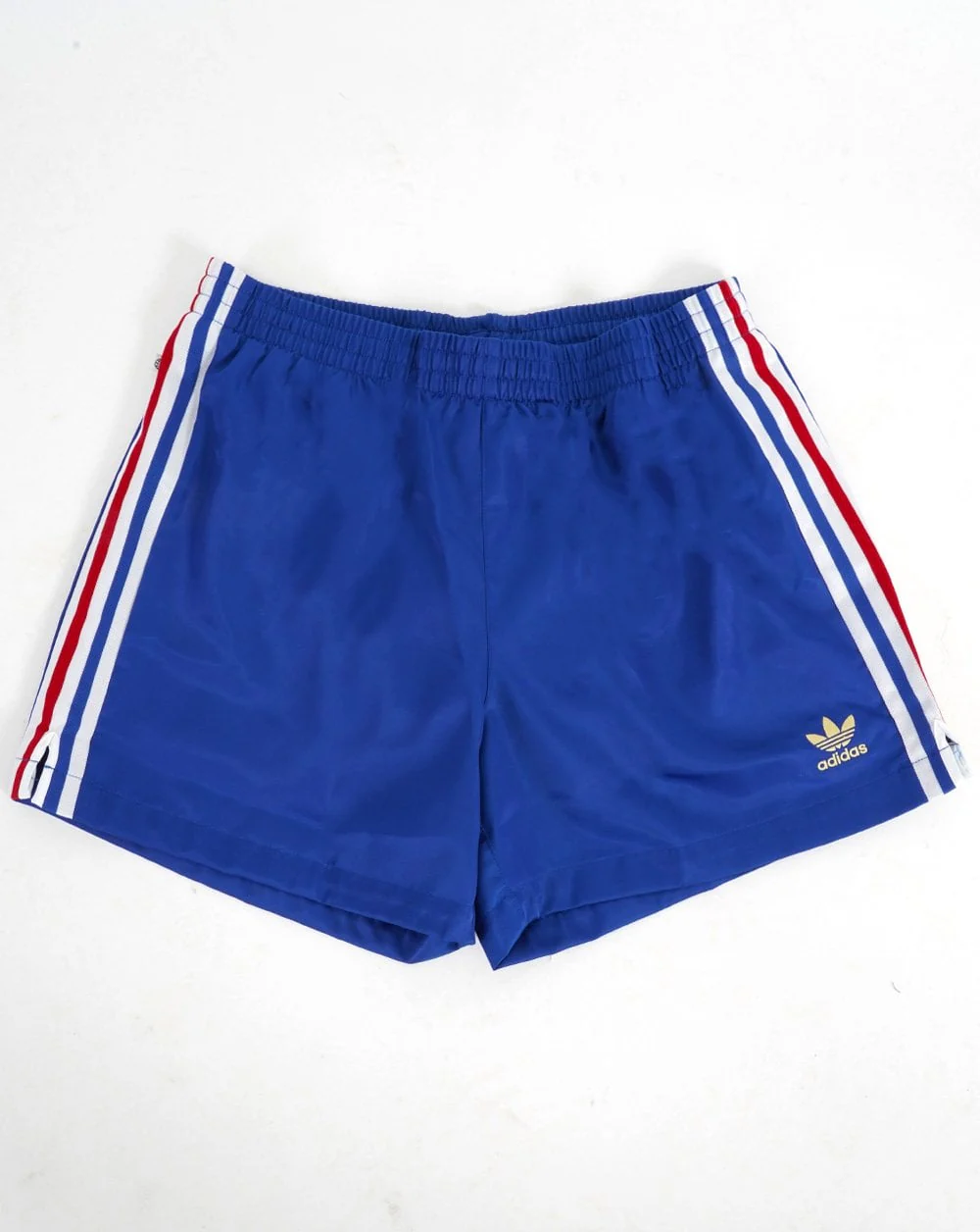 Adidas Originals 3 Stripes Shorts Royal/White/Red - Image 3