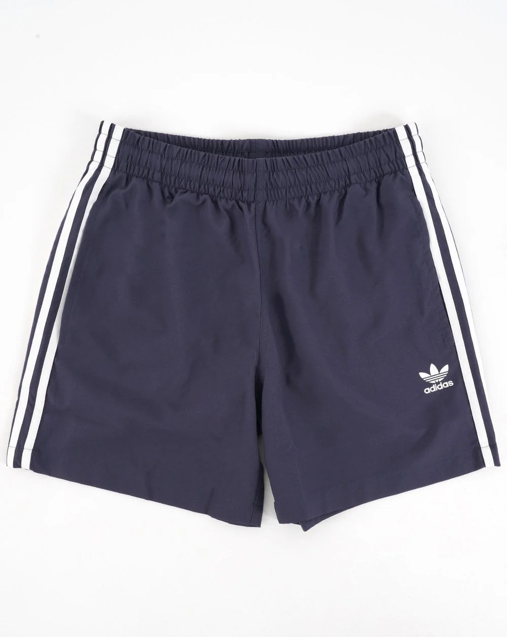 Adidas Originals 3 Stripes Swim Shorts Navy - Image 2