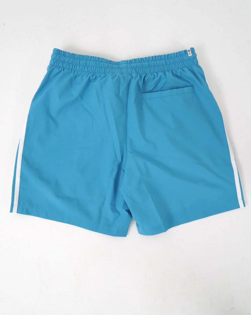Adidas Originals 3 Stripes Trace Swim Shorts Blue - Image 3