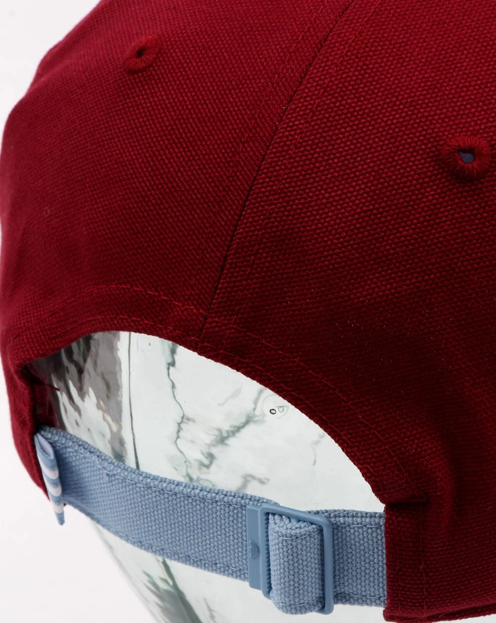 Adidas Originals 6 Panel Unstructured Cap Burgundy/ash Blue - Image 3