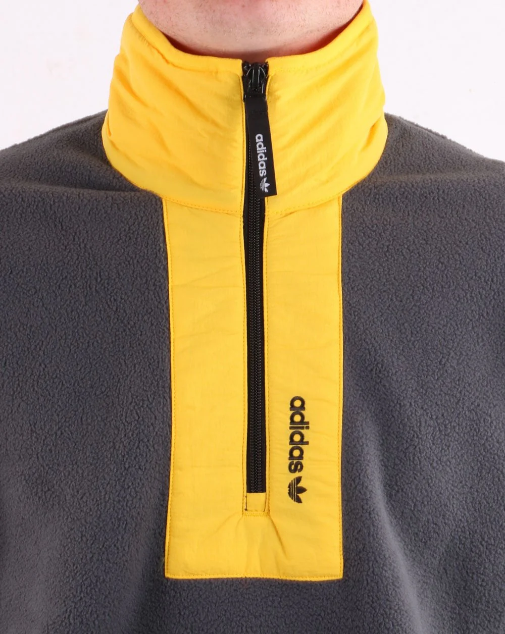 Adidas Originals Adventure Fleece Dark Grey/Yellow - Image 4