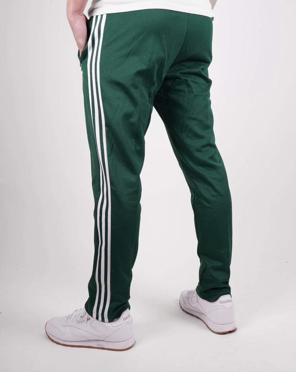 Adidas Originals Beckenbauer Track Pants Dark Green - Image 3