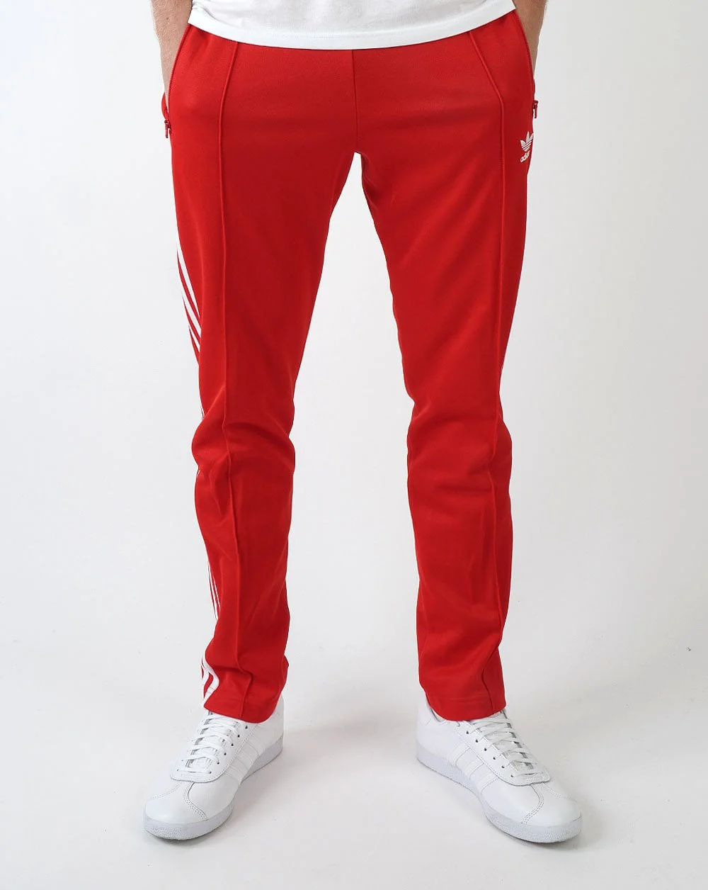 Adidas Originals Beckenbauer Track Pants Vivid Red - Image 2