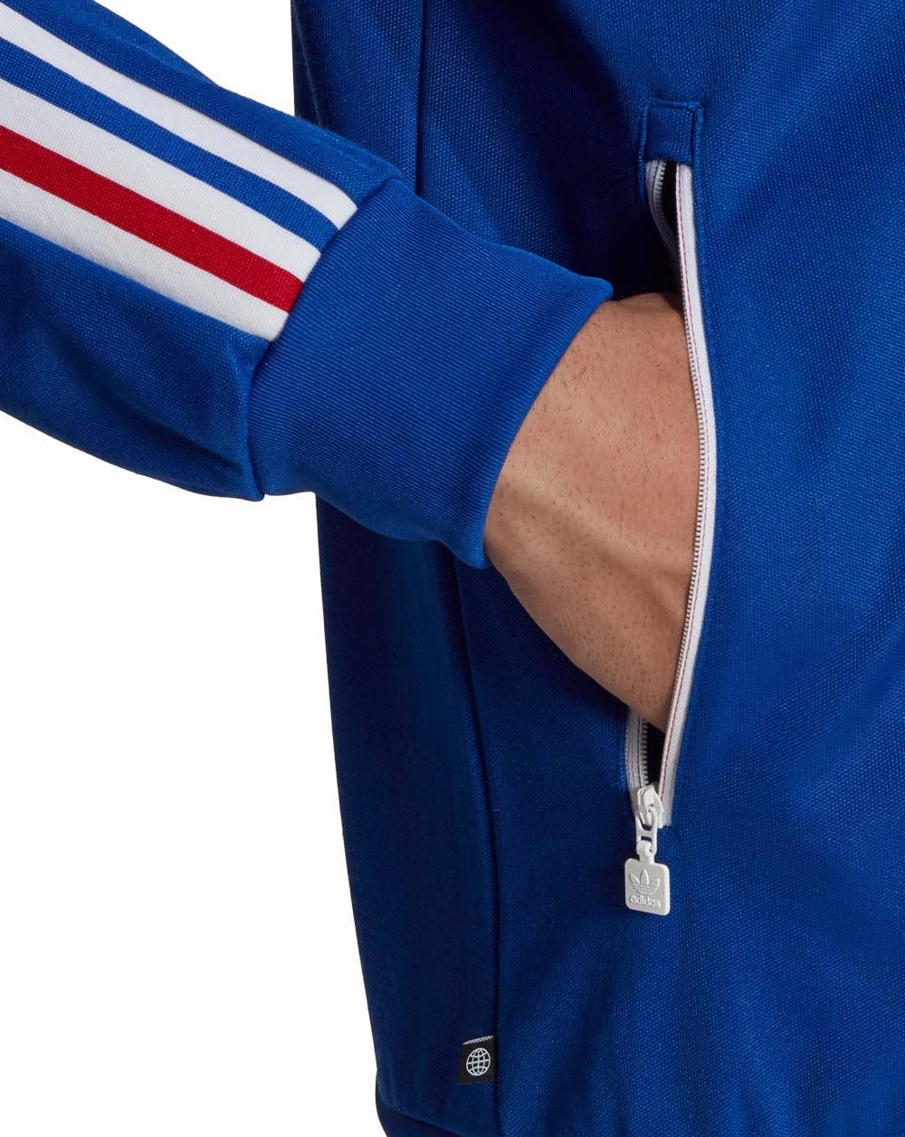 Adidas Originals Beckenbauer Track Top Royal/white/red - Image 3