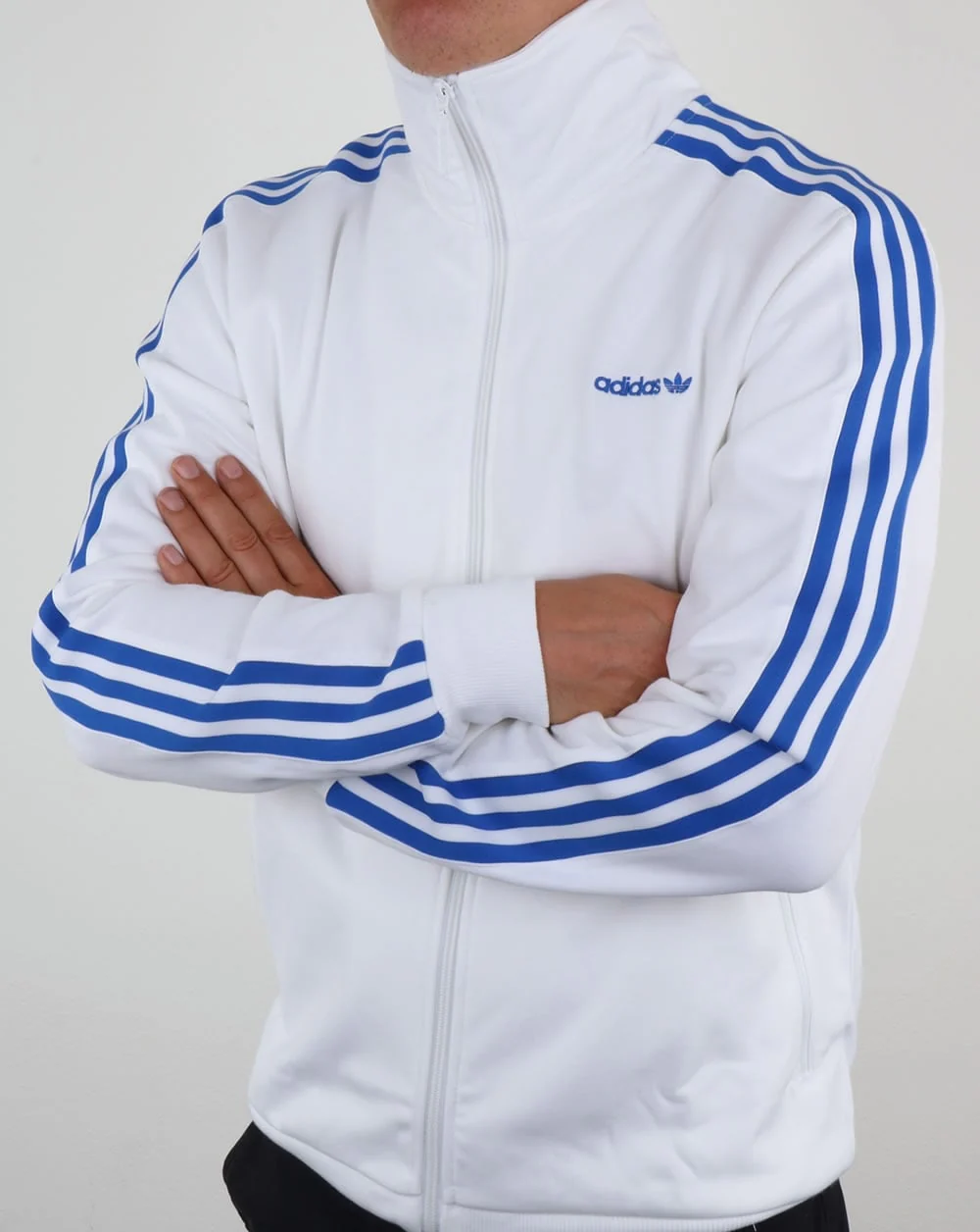 Adidas Originals Beckenbauer Track Top White/Blue - Image 2