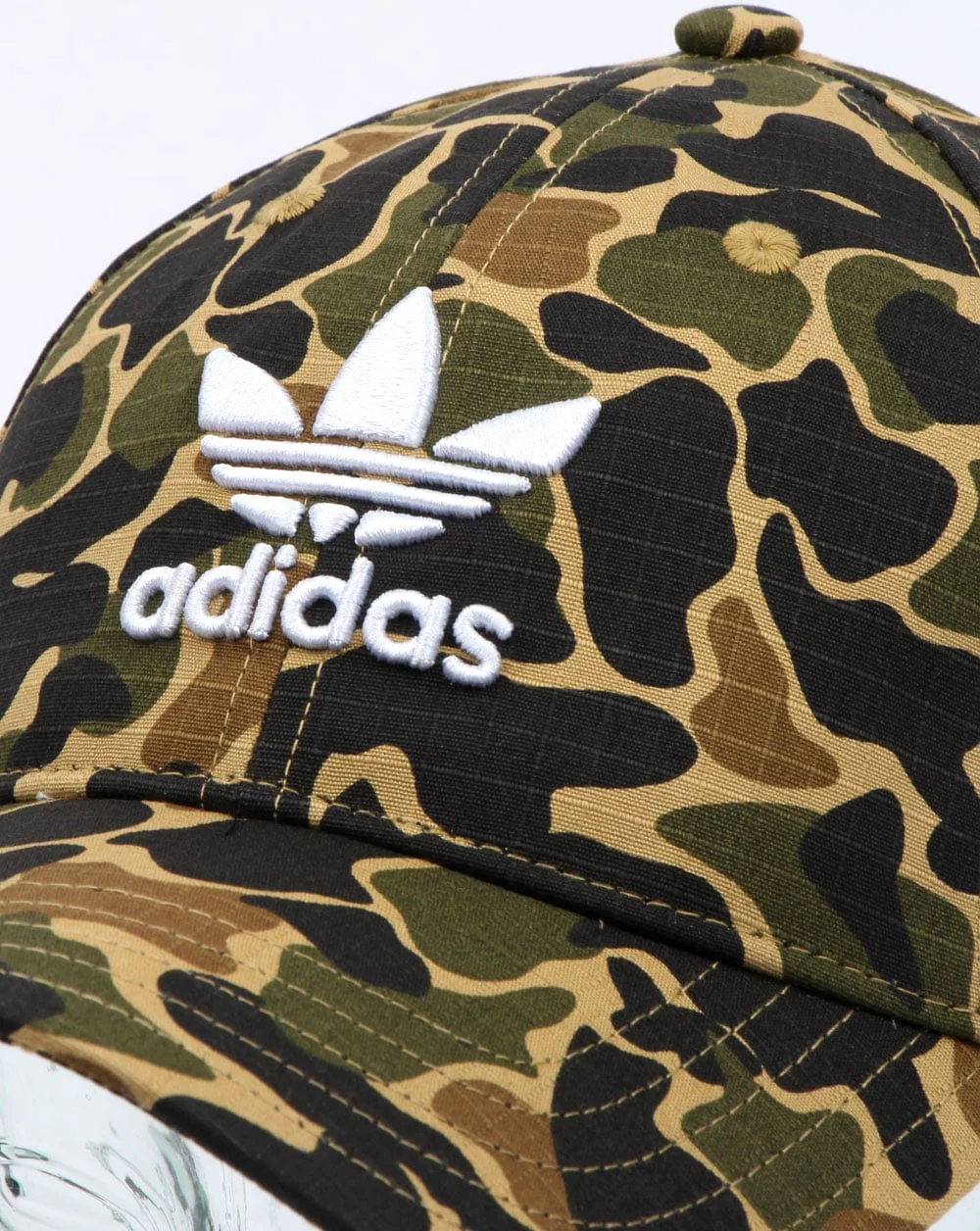 Adidas Originals Camo Baseball Cap Dark Sahara - Image 2