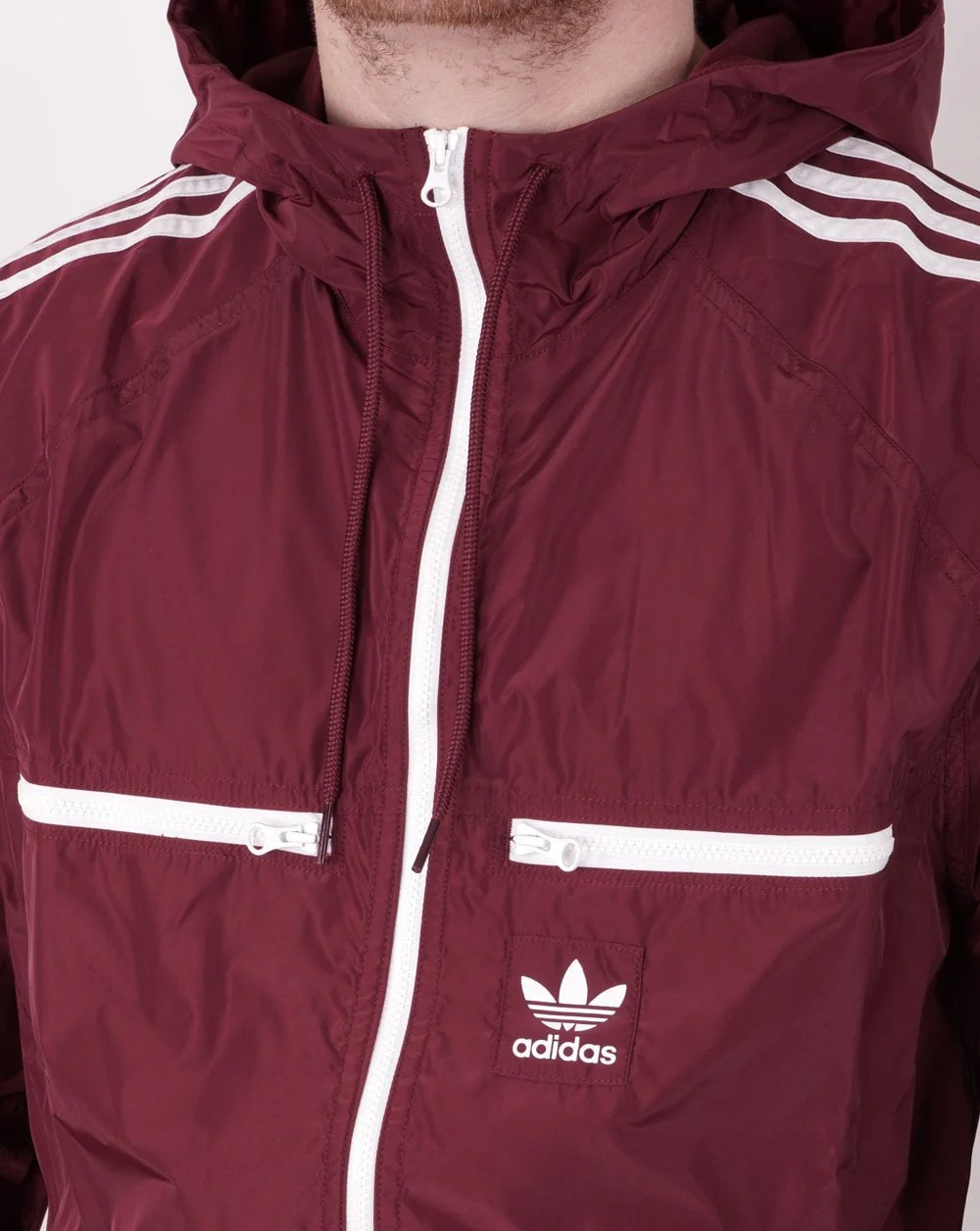 Adidas Originals Classics Windbreaker Shadow Red - Image 2